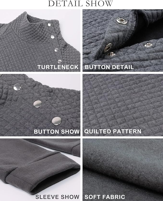 BTFBM Women Fashion Quilted Pattern Lightweight Zipper Long Sleeve Plain Casual Ladies Sweatshirts Pullovers Shirts Tops - Image 4