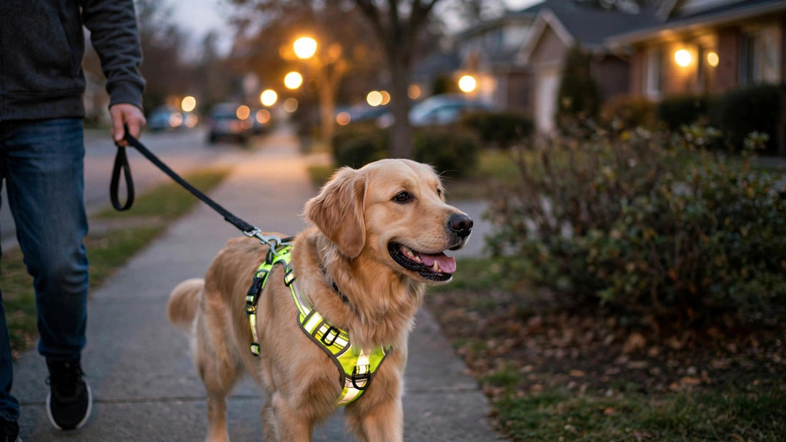 Keep Your Dog Safe and Seen on Dark Evening Walks