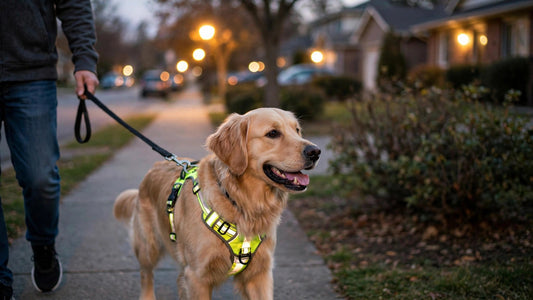 Keep Your Dog Safe and Seen on Dark Evening Walks