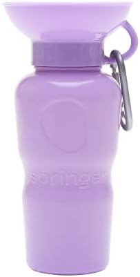 Springland 22oz Classic Portable Dog Water Bottle with Built-in Bowl, Lilac - Image 4