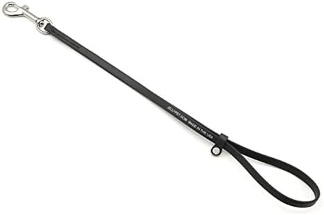 Jelly Pet Grooming Loop for Dogs, Fits Most Pet Grooming Tubs/Tables, Easy to Clean, Waterproof & Durable Noose Loop, Stronger Than Leather, Made in The USA (1/2'' x 24'', Black) by GroomersPro