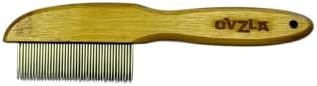 Dog Grooming Bamboo Brush Reduces Pulling and Coat Breakage OVZLA (41PIN) by OVZLA