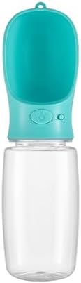 WePet Portable Dog Water Bottle, 19 OZ, Leak Proof Puppy Water Dispenser with Drinking Feeder for Pets Outdoor Walking, Hiking, Travel, Food Grade Plastic by WePet