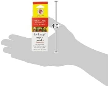 Miracle Care Kwik Stop Styptic Powder for Dogs, Cats and Birds, 0.5 Ounce, Fast Acting Blood Stop Powder with Pain Relieving Benzocaine (Pack of 6) - Image 7