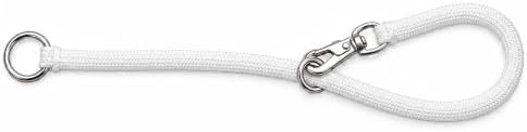 Resco Nylon Dominant Dog Collar for Training and Handling, 20", White by Resco
