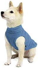Gooby Stretch Fleece Vest Dog Sweater, Steel Blue, X-Small - Image 3