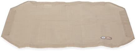 K&H Pet Products All Weather Pet Cot Replacement Cover Tan Medium 32 X 25 Inches by KHPetProducts