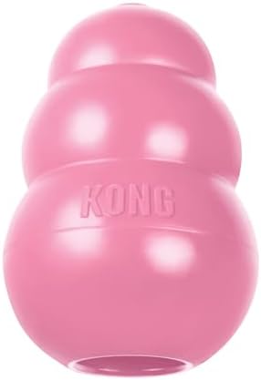 KONG Puppy, Natural Rubber Teething Chew Toy, for XS Puppies, Pink by KONG