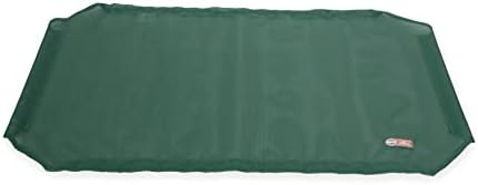 K&H Pet Products All Weather Pet Cot Replacement Cover Green Medium 32 X 25 Inches by KHPetProducts