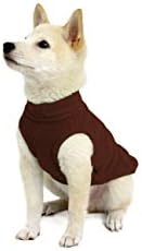Gooby Stretch Fleece Vest Dog Sweater, Brown, Small - Image 4