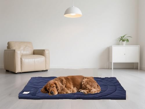 Lightly Padded Roll-Up Travel Dog Mat Settle & Place Training - Image 2