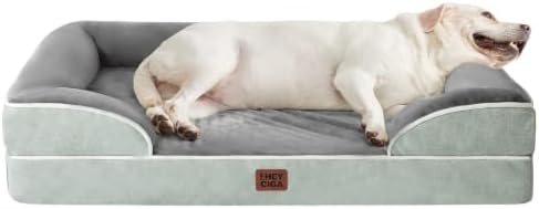 EHEYCIGA Orthopedic XXL Dog Bed, Waterproof Washable XL Big Pet Bed 46" by EHEYCIGA