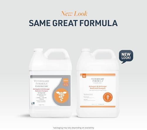 Veterinary Formula Clinical Care Antiseptic and Antifungal Medicated Shampoo for Dogs & Cats, 128 Fl Oz – Helps Alleviate Scaly, Greasy, red Skin – Paraben, Dye, Soap-Free (1 Pack) - Image 3