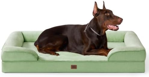 EHEYCIGA Orthopedic XXL Dog Bed, Waterproof Washable XL Big Pet Bed 46" by EHEYCIGA