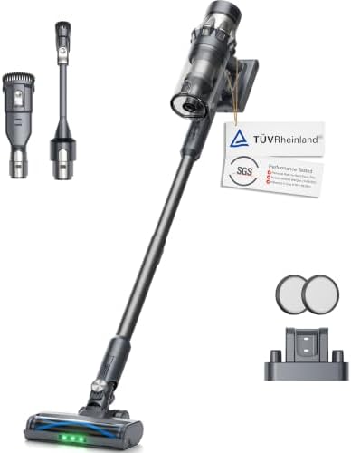 Yaber HP20 Cordless Vacuum Cleaner, 180AW Suction for Pet Hair & Carpet by YaberHome