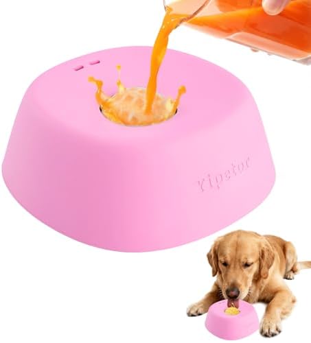 Yipetor Dog Lick Bowl, Rolled Ball-in Slow Feeder Enrichment Puzzle Toys by WelcometoYipetor