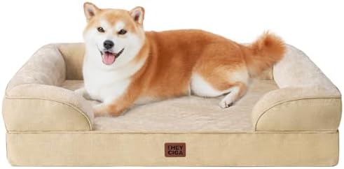 EHEYCIGA Orthopedic Dog Beds Large Sized Dog, Waterproof Washable Pet Bed by EHEYCIGA