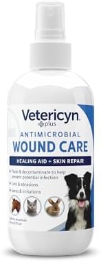 Vetericyn Plus Dog Wound Care Spray | Healing Aid and Skin Repair, Clean Wounds, Relieve Dog Skin Allergies, Safe for All Animals. 8 Ounces - Image 2