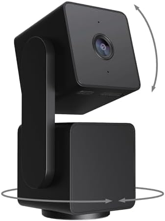 WYZE Cam Pan v3 Indoor/Outdoor IP65 1080P 360° Pan/Tilt/Zoom WiFi Smart Home Security Camera, Motion Tracking for Baby/Pet, Color Night Vision, Works with Alexa&Google Assistant, Free Expert Setup by WYZE