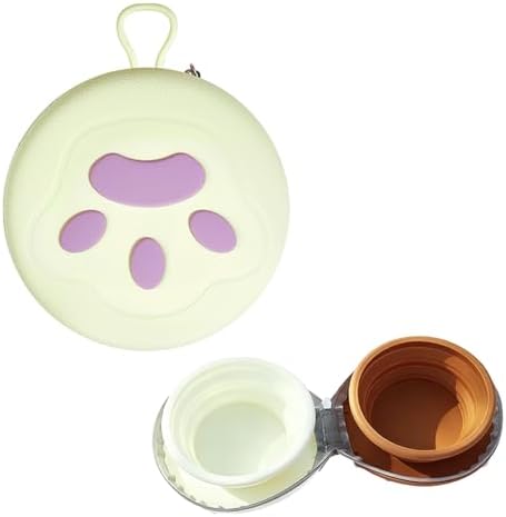 Zegcohjave 2-in-1 Collapsible Dog Bowls,Portable Dog Food and Water Bowl by Unknown