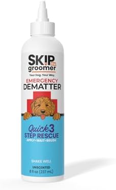 Dematting Cream for Dogs - Mat & Tangle Remover, 8 oz by SkiptheGroomer