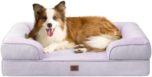 EHEYCIGA Orthopedic Dog Beds Large Sized Dog, Waterproof Washable Pet Bed by EHEYCIGA