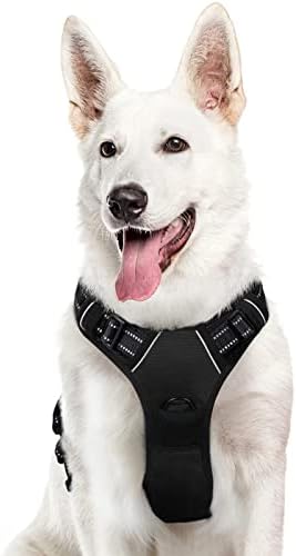 Eagloo Dog Harness for Large Dogs, No Pull Pet Vest with 2 Leash Clips by GoExplorewithEagloo