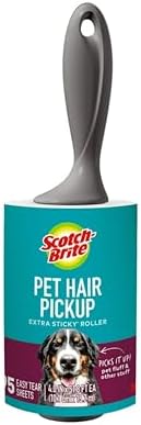 Scotch-Brite Pet Hair Extra Sticky Lint Roller, 95 Sheets Total,1 Pack by Scotch-Brite