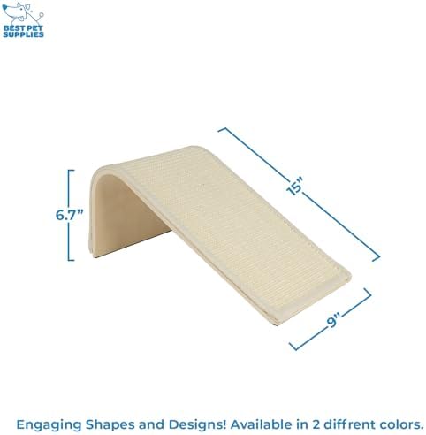 Best Pet Supplies Catify Cat Scratching Ramp - Beige - Image 4