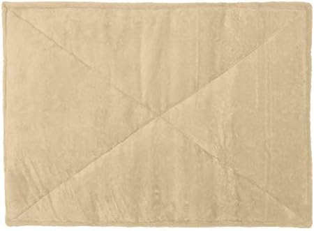 Furhaven ThermaNAP Self-Warming Cat Bed for Indoor Cats & Large/Medium Dogs, Washable & Reflects Body Heat - Quilted Faux Fur Reflective Bed Mat - Cream, Large (Pack of 2) - Image 6