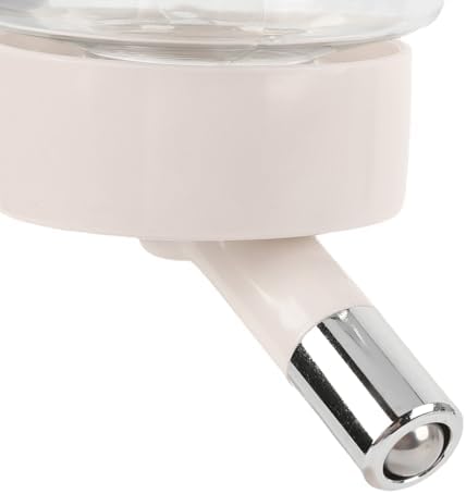 Pet Standing Water Dispenser, Adjustable Height Dog Water Bottle, with Food Feeder Bowl for Small Dogs Cats (Beige) - Image 7