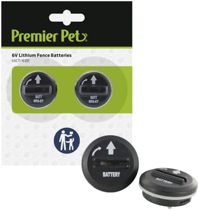 Premier Pet 6V Lithium Batteries, Pack of 2 by PremierPet