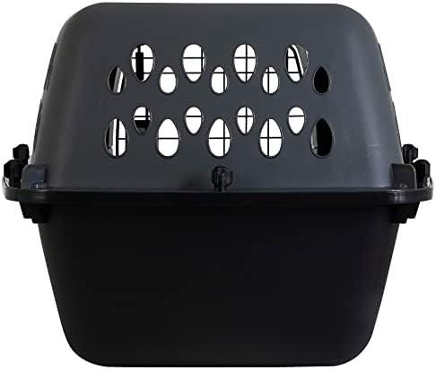 Petmate Pet Porter Dog Kennel 23in, Dark Gray and Black, Pets up to 15lbs 23.1" L x 15.2" W x 11.9" H (Pack of 5) - Image 4