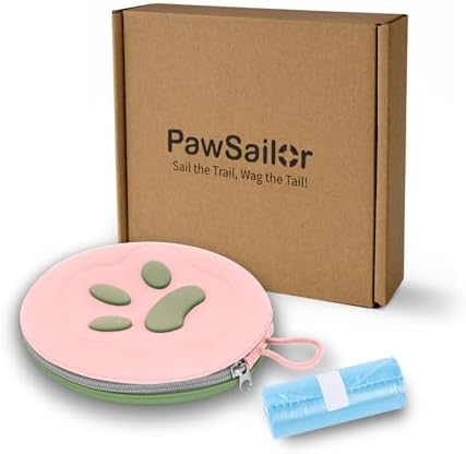 Collapsible Dog Bowls, 2-in-1 Pet Travel Bowls Pink Green - Image 4