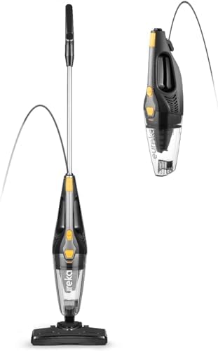 Eureka Blaze Stick Vacuum Cleaner, Powerful Suction 3-in-1 Small Handheld Vac with Filter for Hard Floor Lightweight Upright Home Pet Hair, Dark Black by Unknown