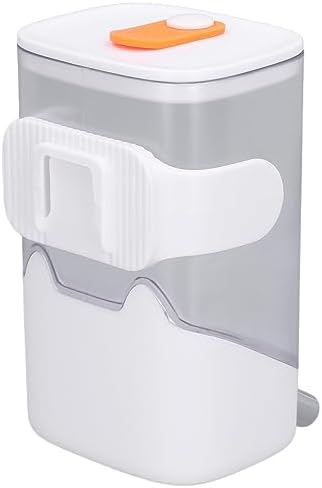 23.67oz Pet Water Feeder Bottle,Stainless Steel Cage Hanging Water Dispenser for Dogs,Cats,Hamsters,Rabbits (White) - Image 3