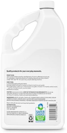 Amazon Basics Pet Stain & Odor Remover, Deep Cleaning Carpet Shampoo, Concentrated Formula, Works on Odors, Pet-Safe, Fresh Scent, 64 Fl Oz (Pack of 2), Packaging May Vary - Image 5