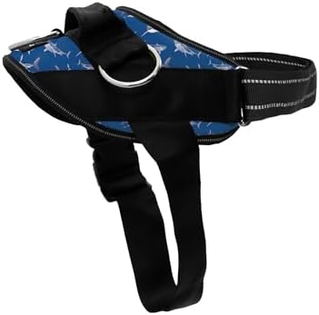 ShawnCo Essential Dog Harness, No-Pull Pet Vest (White Sharks,XL) by SHAWNCO