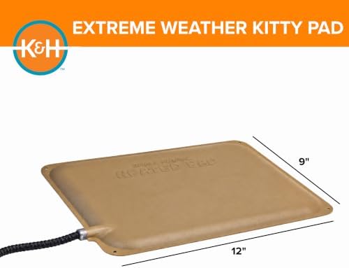 K&H Heating Pad, Extreme Weather Kitty Pad, Indoor Outdoor, Safety Listed - Image 2