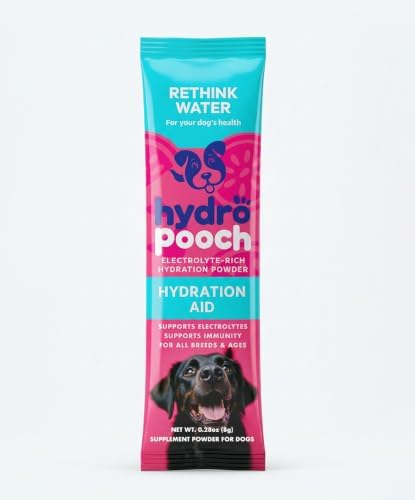 HydroPooch Dog Electrolyte Supplement, Hydration Powder & Water Flavor Enhancer for Dehydration Recovery, Heat, Exercise & Travel, Rehydration Support for Dogs, 12 Single-Serve Packets (8g Each) - Image 2