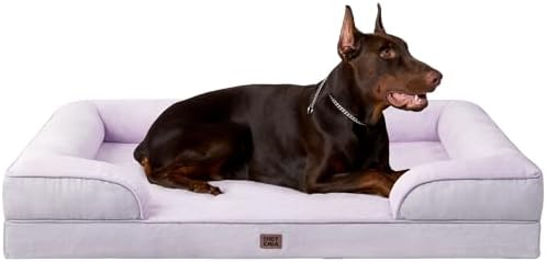 EHEYCIGA Orthopedic XXL Dog Bed, Waterproof Washable XL Big Pet Bed 48" by EHEYCIGA