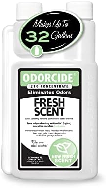 Odorcide Odor Eliminator Concentrate: Odor Eliminator for Strong Odor on Carpets, Hardwood & More - Smoke, Sweat & Pet Odor Eliminator for Home w/Non-Enzymatic Formula - Fresh Scent - 16 oz by Odorcide