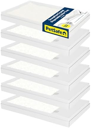 PetSafe ScoopFree Self-Cleaning Cat Litter Box Tray Refills with Sensitive Non-Clumping Crystals, 6-Pack by PetSafe