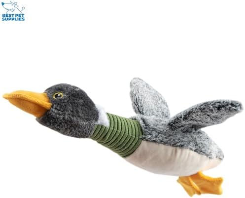 Best Pet Supplies Interactive Squeaky Dog Chew Toy, Ideal Dog Toys for Chewers, Small, Medium & Large Dogs, and Fetch Lovers - Duck (Mystery Box), Large - Image 2