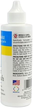 Miracle Care Sterile Eye Wash for Dogs and Cats, 4 Ounce - Image 3