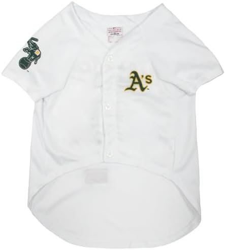 Official MLB Oakland Athletics Pet Jersey for Dogs & Cats, Size Small - Stylish Baseball Jersey for Your Furry Fan- Show Off Team Spirit with The Perfect Fan Apparel Gear for Pet, Dog & Cat - Image 2