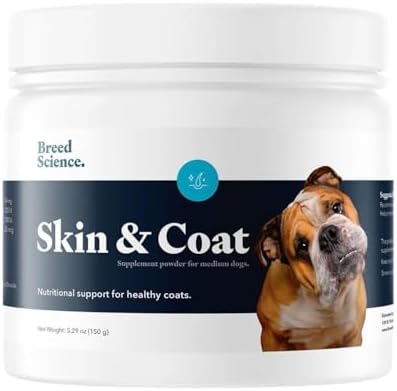 Skin and Coat Supplement Powder for Medium Dogs- Anti Allergy Treatment and Itching Relief - with Vitamins A, E and Biotin - Care Products and Shedding Control Supplements for Itchy Pets - Image 6