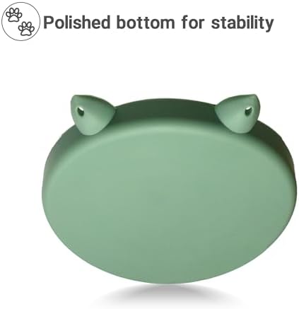 Bifeaw Slow Feeder Cat Bowl, Easy to Clean Silicone Bowl, Ideal for Dry and Wet Food (Green and Blue) - Image 4
