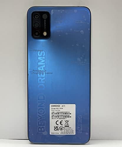 UMIDIGI A11 Unlocked Cell Phone, Helio G25, 4GB+128GB Expandable 256GB, 6.53 Inch FHD Touch Screen, AG Matte Glass Finish, 5150mAh Android 11 Smartphone, 16MP+8MP, Dual SIM 4G Volte, Al Face Unlock - Image 10