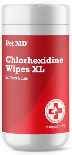 Pet MD XL Topical Wipes with Aloe for Dogs and Cats - 70ct by PetMD
